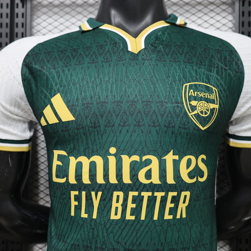 Maillot Arsenal Édition Spéciale Verte & Blanche 2026/2027 – Version Joueur
