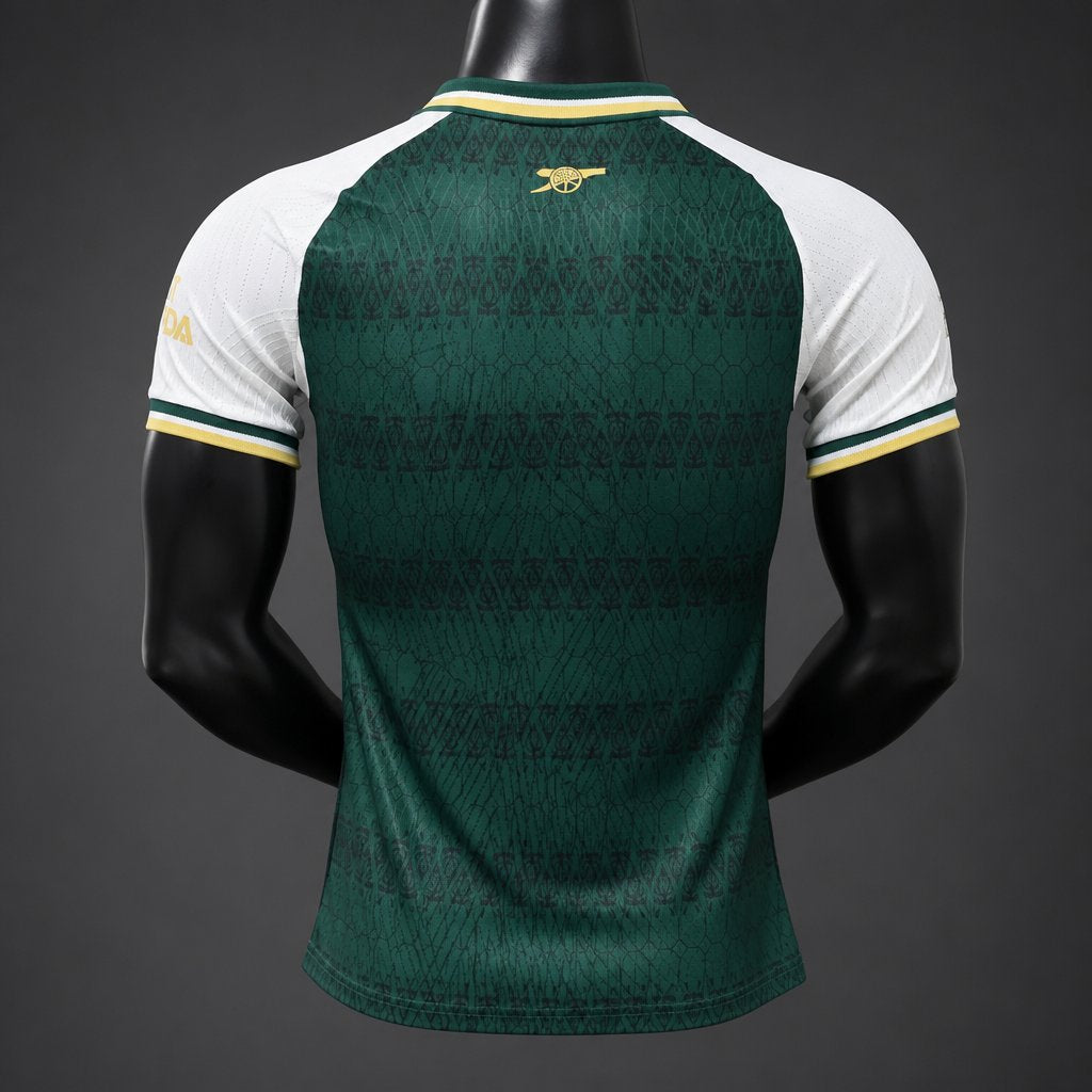 Maillot Arsenal Édition Spéciale Verte & Blanche 2026/2027 – Version Joueur